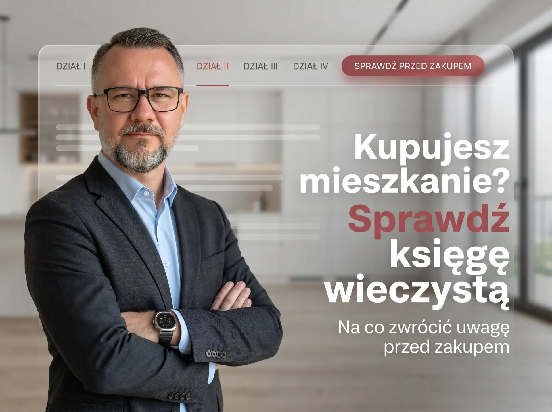agent nieruchomosci w marynarce stoi w pomieszczeniu