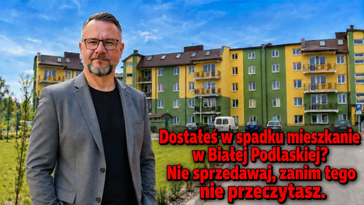 Grzegorz Niedźwiedź – prawnik i pośrednik nieruchomości GN, obsługa sprzedaży mieszkań ze spadku w Białej Podlaskiej